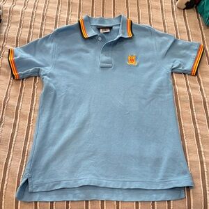 Boys SZ L PSYCHO BUNNY  Polo Shirt with Embroidered Logo